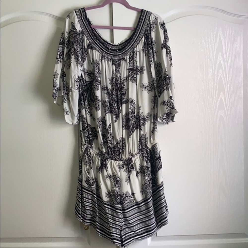 Off-the-Shoulder Romper